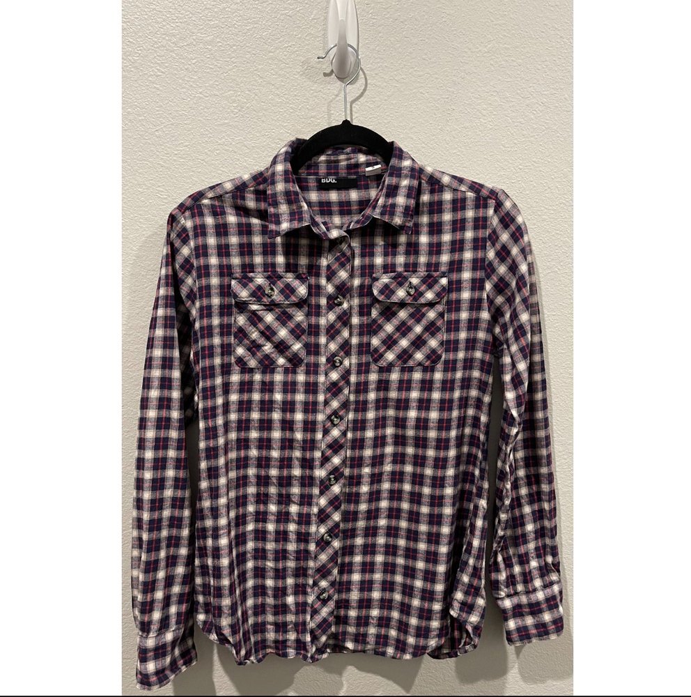 BDG Multicolor Plaid Button Down Shirt